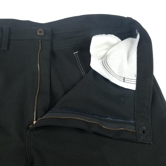 Wrangler 100% Polyester Pants Size 44 x *30 Black - Picture 4 of 11